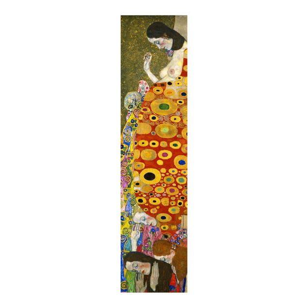 Schiebegardinen Set - Gustav Klimt - Die Hoffnung II - Flächenvorhänge