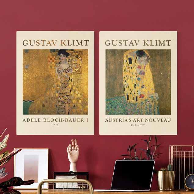 2-teiliges Leinwandbild - Gustav Klimt - Museumseditionen
