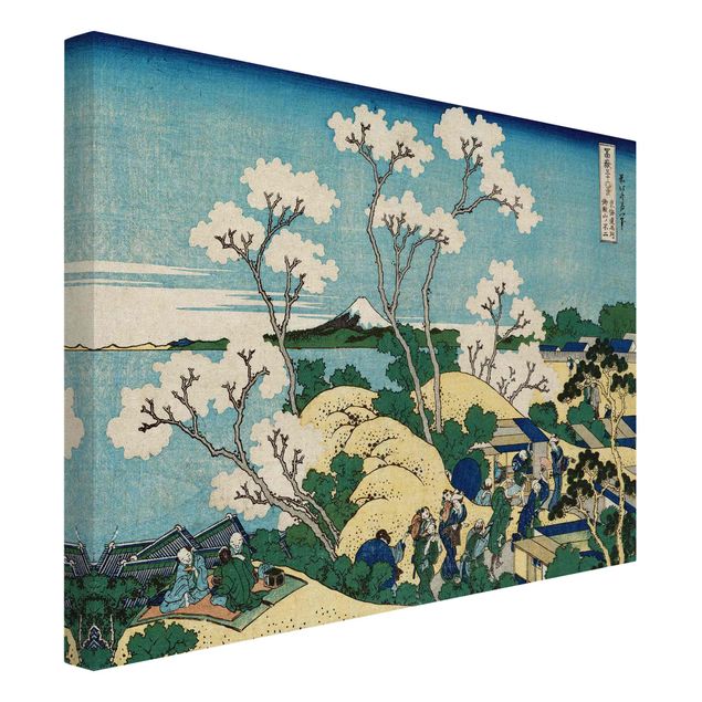 Leinwandbild Natur - Katsushika Hokusai - Der Fuji von Gotenyama - Querformat 4:3