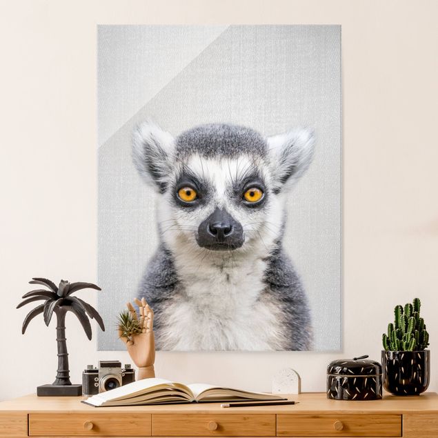 Glas Magnetboard Lemur Ludwig