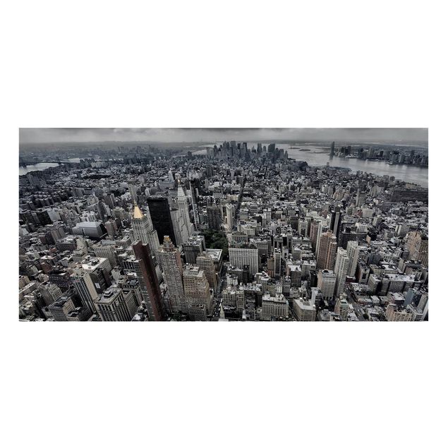 Magnettafel - Blick über Manhattan - Memoboard Panorama Querformat 1:2