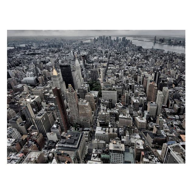 Magnettafel - Blick über Manhattan - Memoboard Querformat 3:4