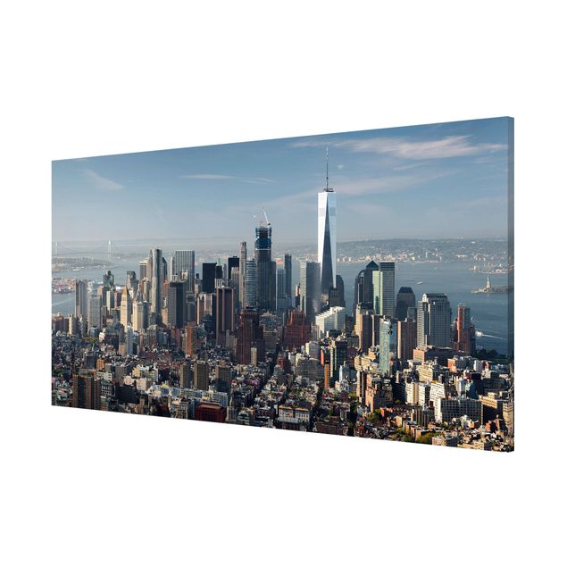 Magnettafel - Blick vom Empire State Building - Memoboard Panorama Querformat