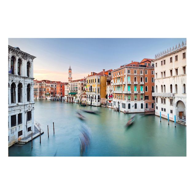 Magnettafel - Canale Grande Blick von der Rialtobrücke Venedig - Memoboard Querformat