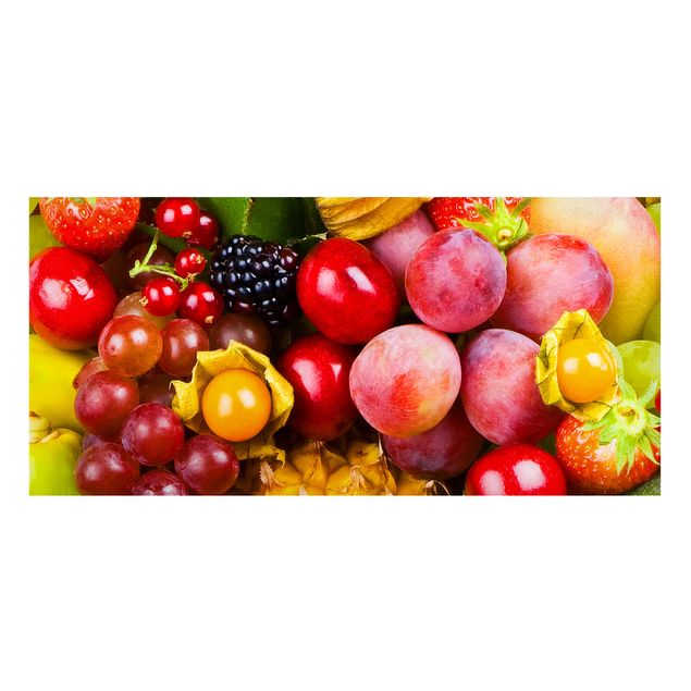 Magnettafel - Colourful Exotic Fruits - Memoboard Panorama Quer