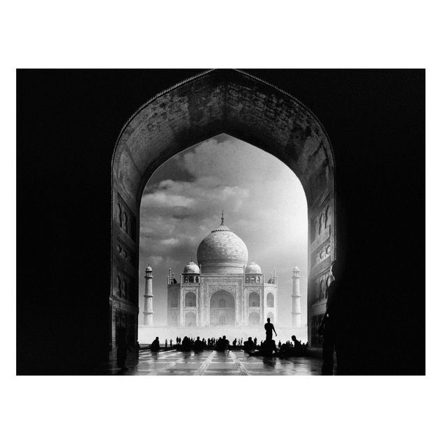 Magnettafel - Das Tor zum Taj Mahal - Memoboard Querformat 3:4