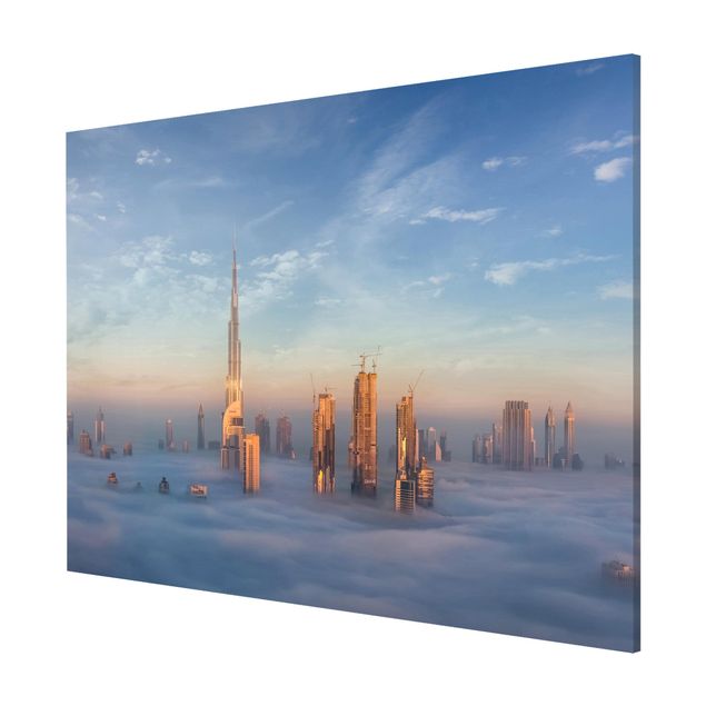 Magnettafel - Dubai über den Wolken - Memoboard Querformat 3:4