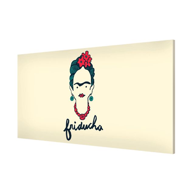 Magnettafel - Frida Kahlo - Friducha - Memoboard Panorama Querformat