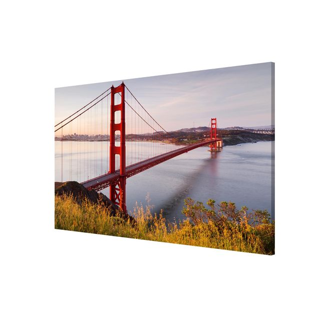 Magnettafel - Golden Gate Bridge in San Francisco - Memoboard Panorama Quer
