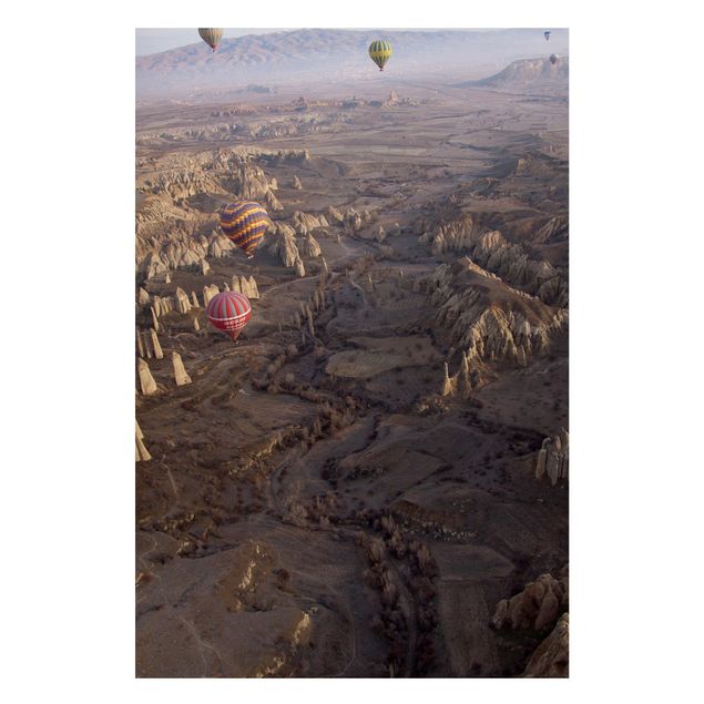 Magnettafel - Heißluftballons über Anatolien - Memoboard Hochformat 3:2