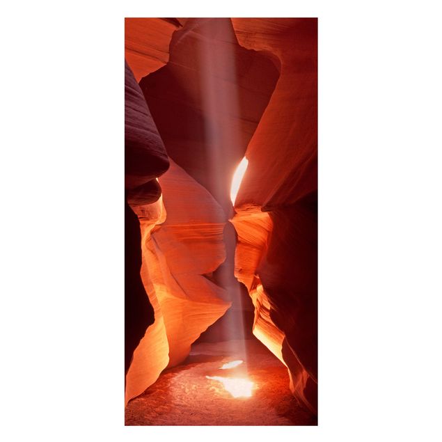 Magnettafel - Lichtschacht im Antelope Canyon - Memoboard Panorama Hoch