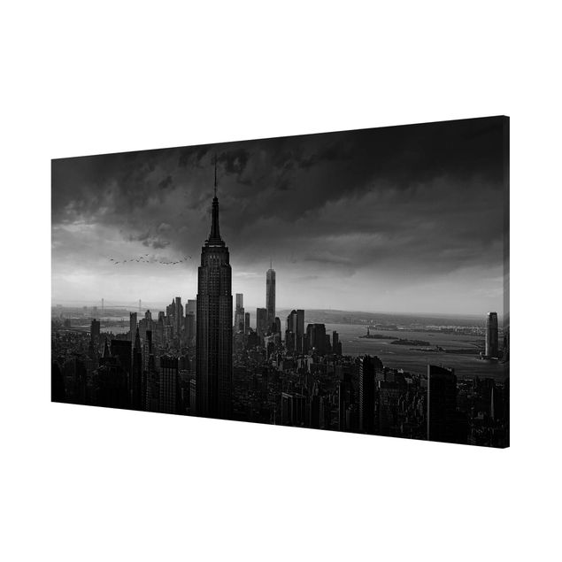 Magnettafel - New York Rockefeller View - Memoboard Panorama Quer