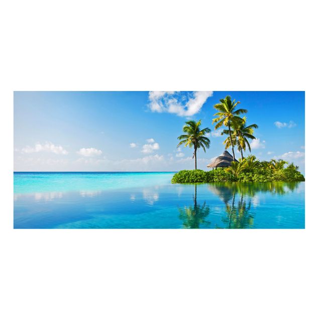 Magnettafel - Tropisches Paradies - Memoboard Panorama Quer