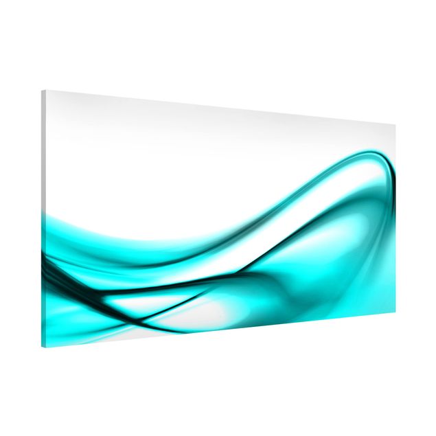Magnettafel - Turquoise Design - Memoboard Panorama Quer