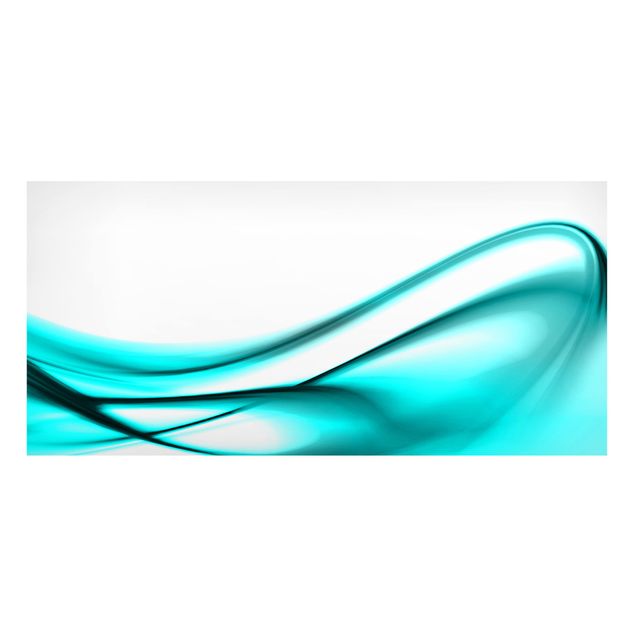 Magnettafel - Turquoise Design - Memoboard Panorama Quer
