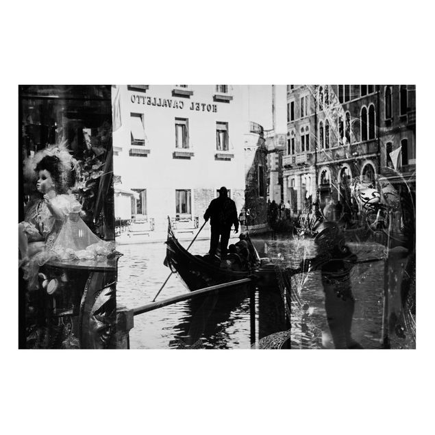 Magnettafel - Venice Reflections - Memoboard Quer