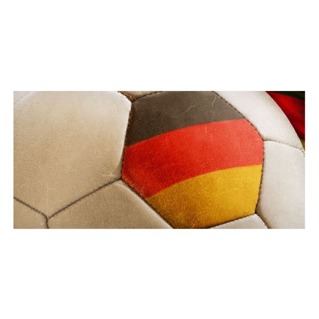 Magnettafel - Vintage Fußball Deutschland - Memoboard Panorama Quer