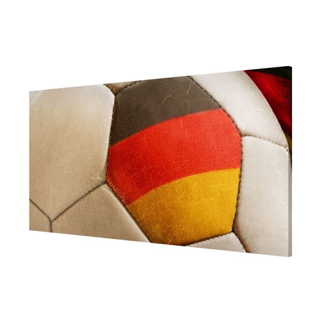 Magnettafel - Vintage Fußball Deutschland - Memoboard Panorama Quer