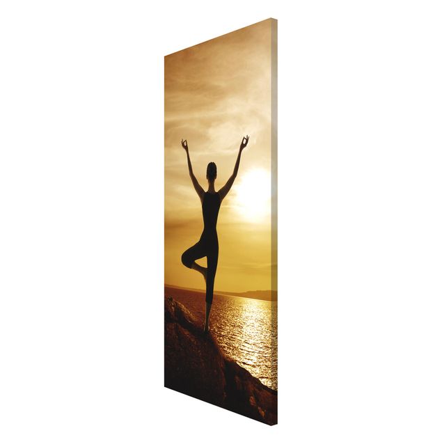 Magnettafel - Yoga - Memoboard Panorama Hoch