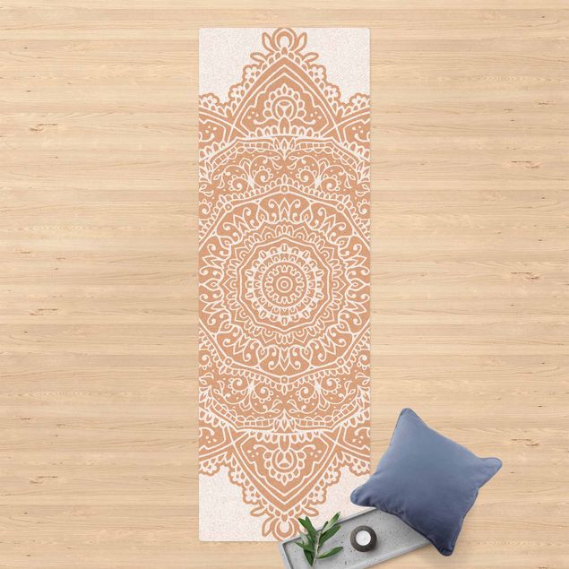 Teppich modern Mandala Indische Ornamente