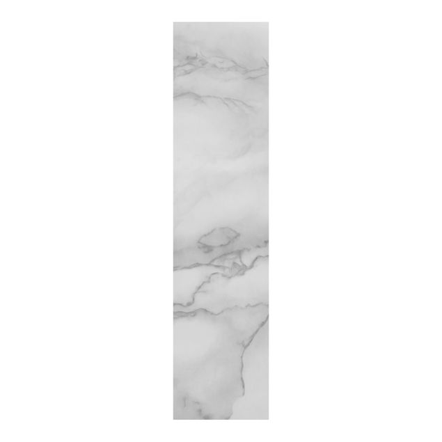Schiebegardinen Set - Marmoroptik Schwarz Weiß - Flächenvorhänge