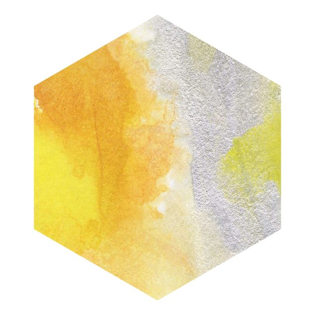 Hexagon Mustertapete selbstklebend - Metallische Reflektionen
