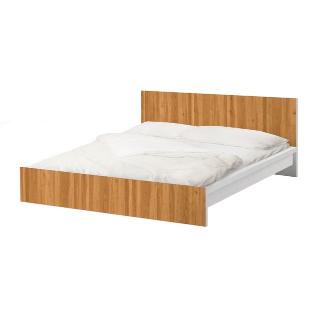 Möbelfolie für IKEA Malm Bett niedrig 140x200cm - Klebefolie Santos Palisander