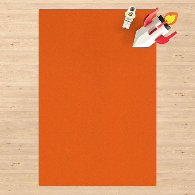 Teppich orange Mohn