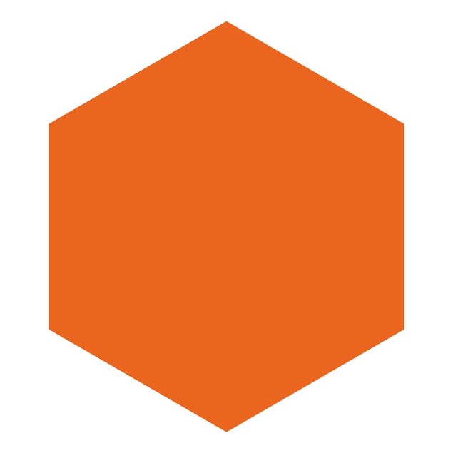 Hexagon Mustertapete selbstklebend - Mohn