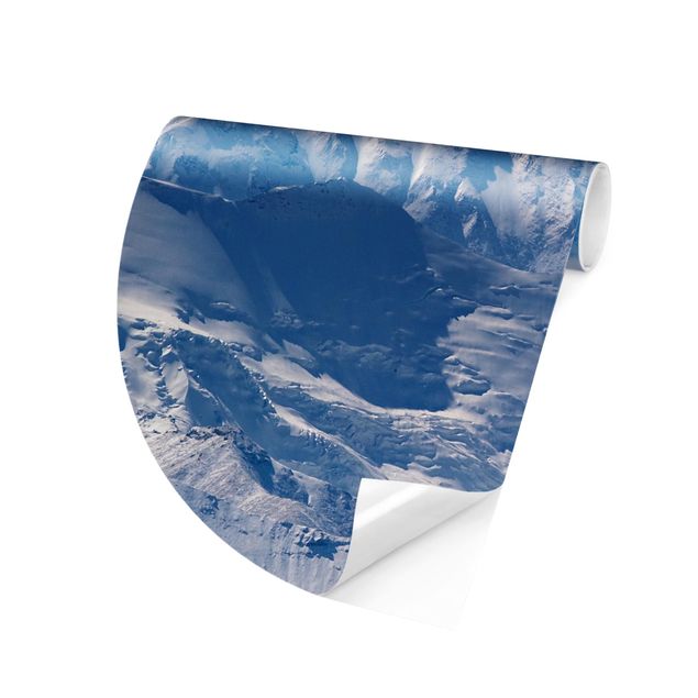 Runde Tapete selbstklebend - Mount Everest