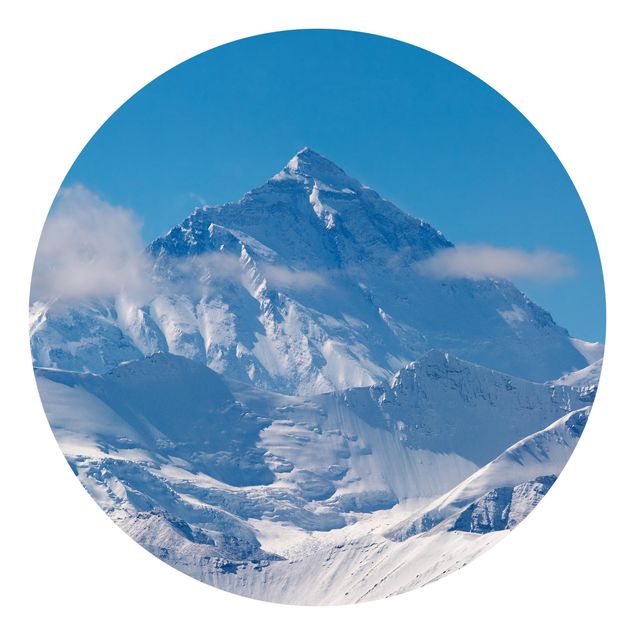 Runde Tapete selbstklebend - Mount Everest