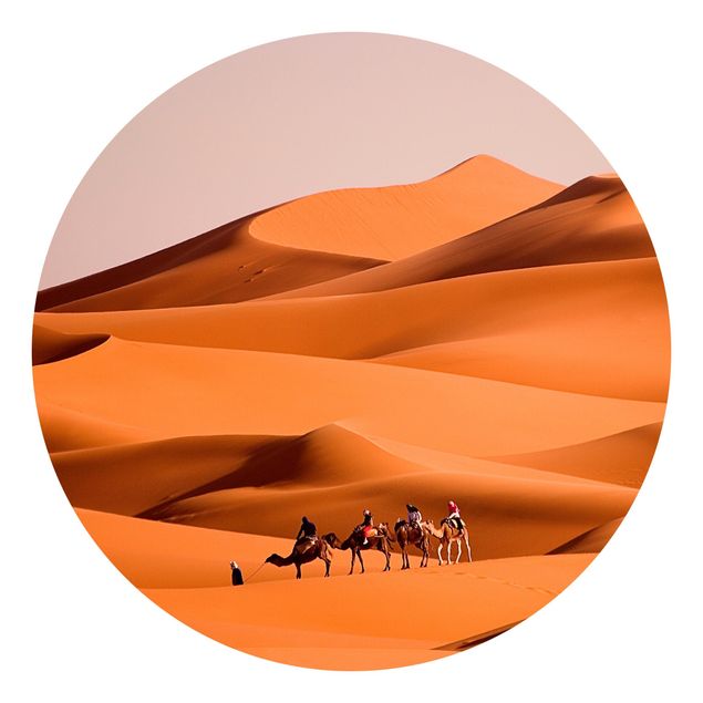 Runde Tapete selbstklebend - Namib Desert