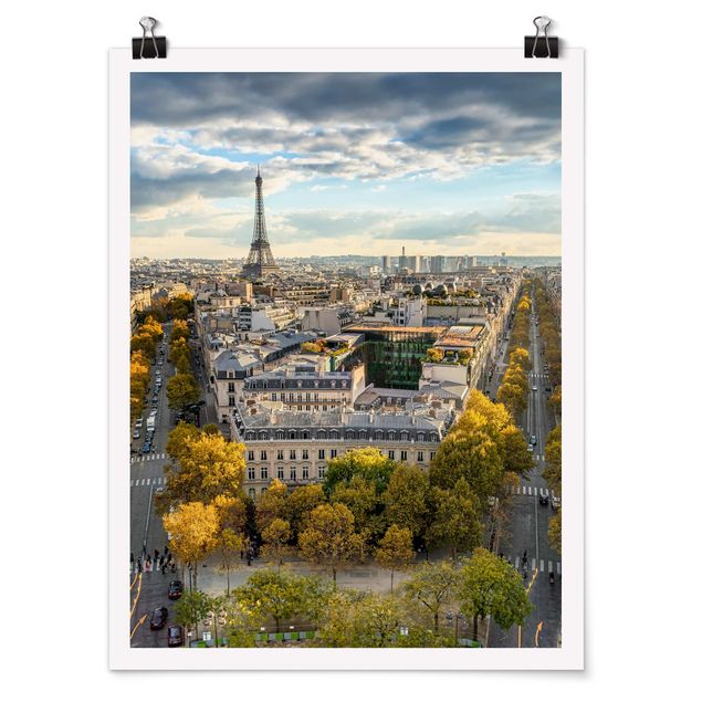 Poster - Nice day in Paris - Hochformat 3:4