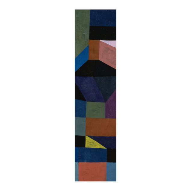 Schiebegardinen Set - Paul Klee - Feuer bei Vollmond - Flächenvorhänge