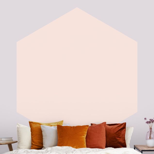 Hexagon Mustertapete selbstklebend - Perlmutt