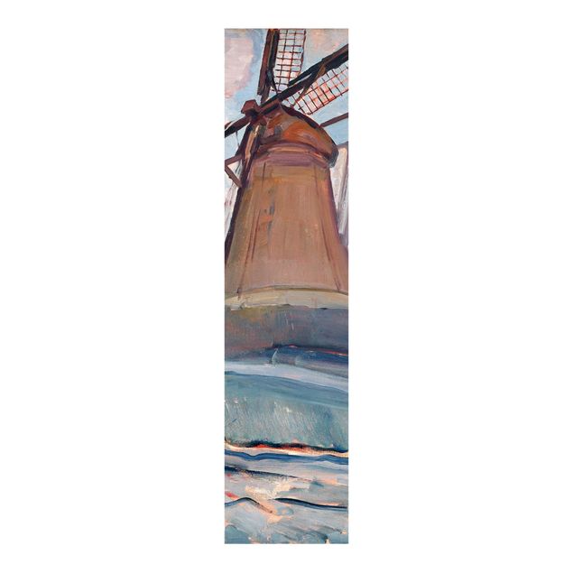 Schiebegardinen Set - Piet Mondrian - Windmühle - 3 Flächenvorhänge