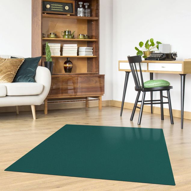 Teppich Esszimmer Piniengrün