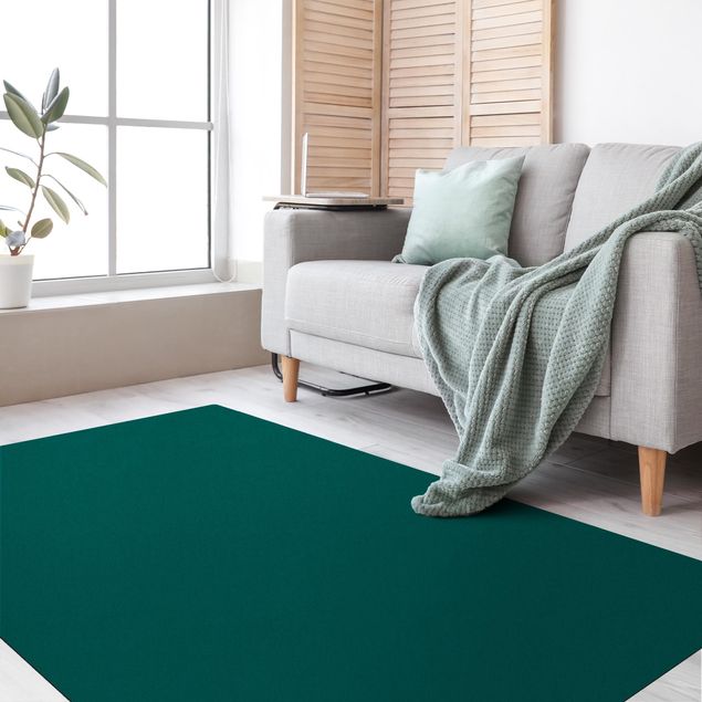 Teppich grün Piniengrün