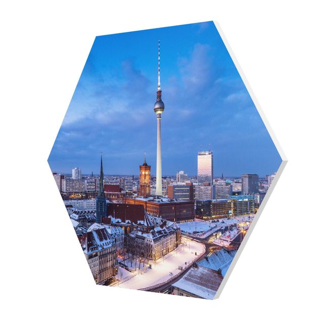 Hexagon Bild Forex - Schnee in Berlin