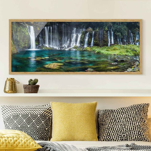 Bild mit Rahmen - Shiraito Wasserfall - Panorama