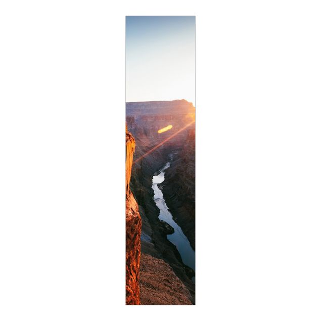 Schiebegardine - Sonne im Grand Canyon