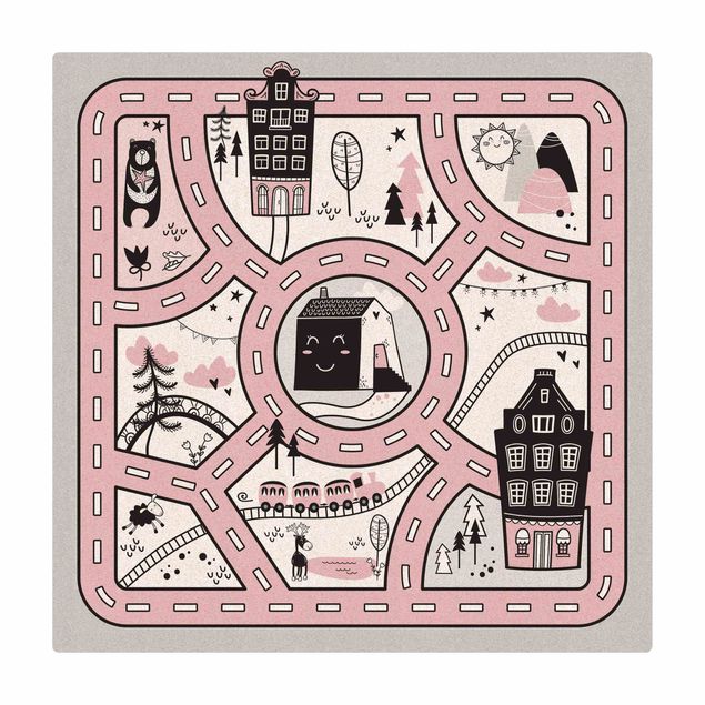 Kleine Teppiche Skandinavien - Die rosane Stadt