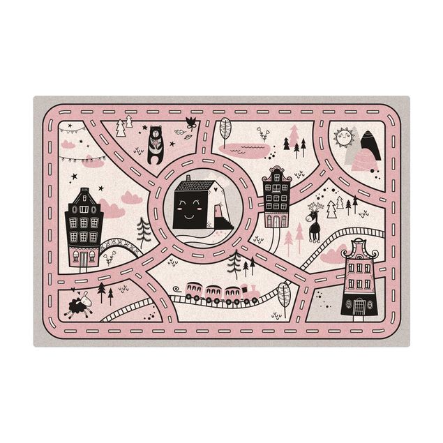 kleiner Teppich Skandinavien - Die rosane Stadt