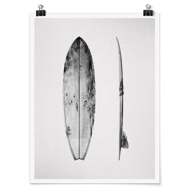 Poster - Surfboard - Hochformat 3:4