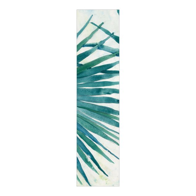 Schiebegardinen Set - Tropische Palmenblätter Close-Up - Flächenvorhang