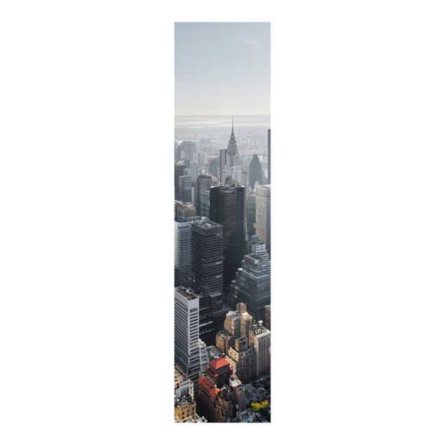 Schiebegardinen Set - Upper Manhattan New York City - 4 Flächenvorhänge