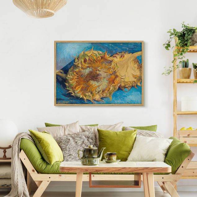 Bild mit Rahmen - Van Gogh - Sonnenblumen