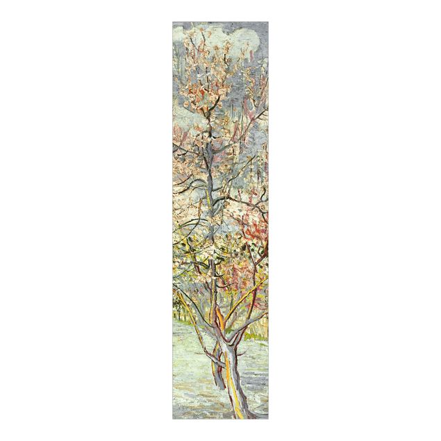 Schiebegardinen Set - Vincent van Gogh - Blühende Pfirsichbäume - 2 Flächenvorhänge