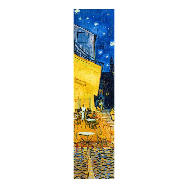 Schiebegardinen Set - Vincent van Gogh - Café-Terrasse am Abend in Arles - Flächenvorhänge