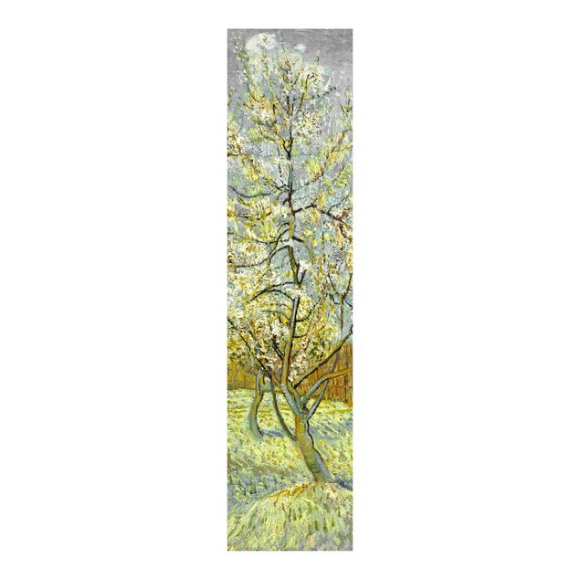 Schiebegardinen Set - Vincent van Gogh - Pfirsichbaum rosa - 3 Flächenvorhänge
